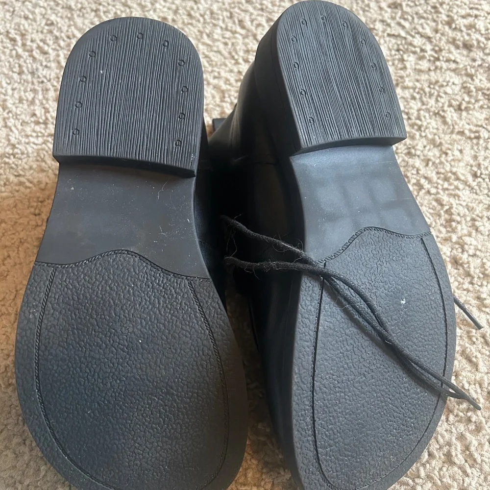 Women's Ankle Boots Oxford Shoes Wide Toe Box Lace up Genuine Leather Handmade - Picture 7 of 10